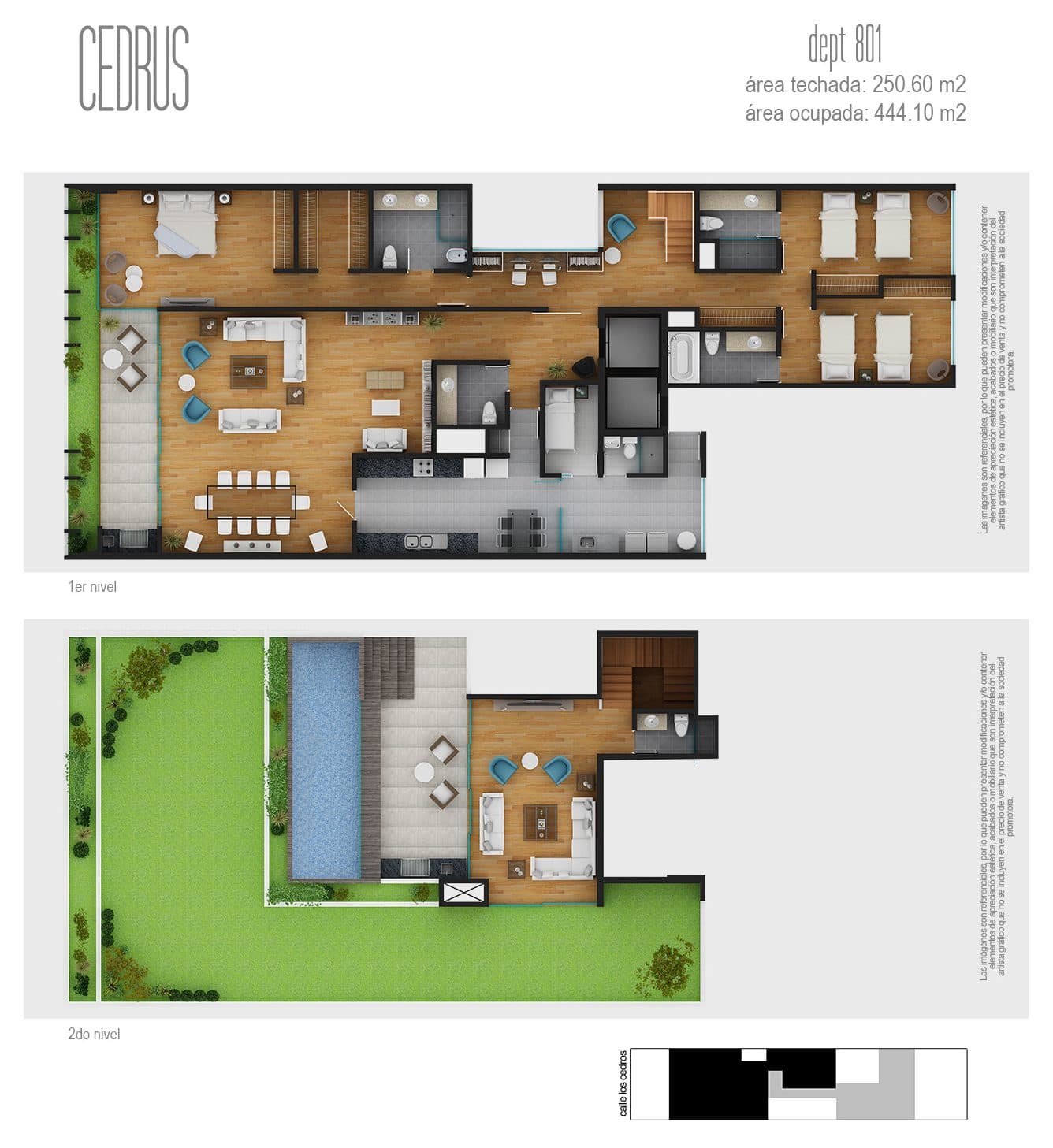 Planta de Dúplex 801