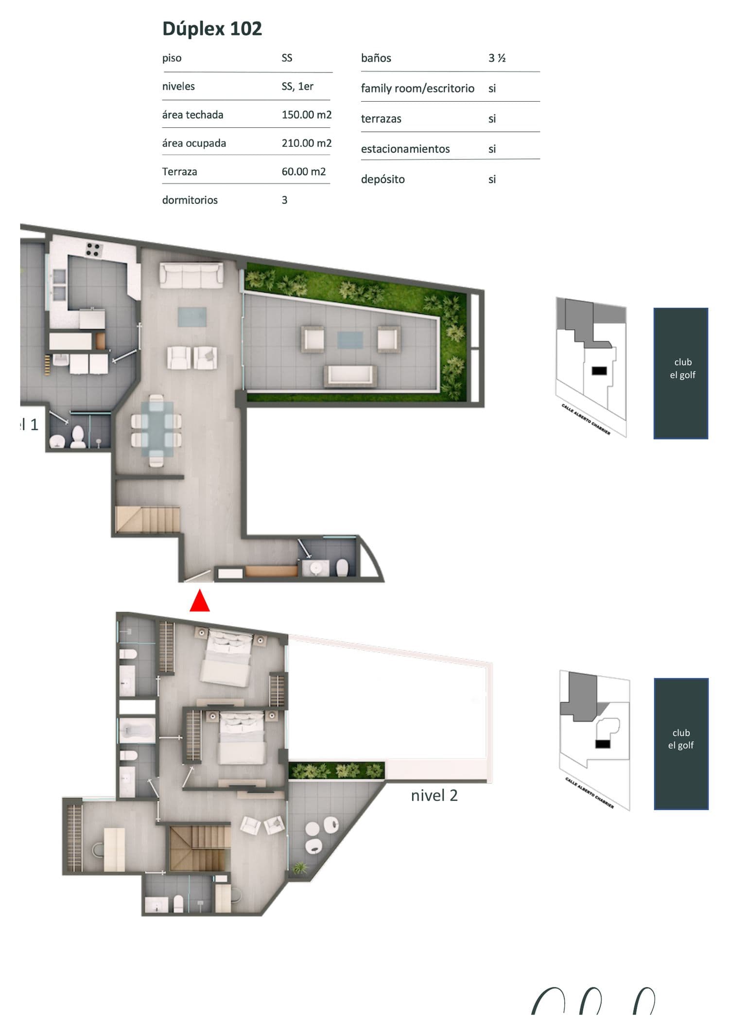 Planta de Dúplex 102