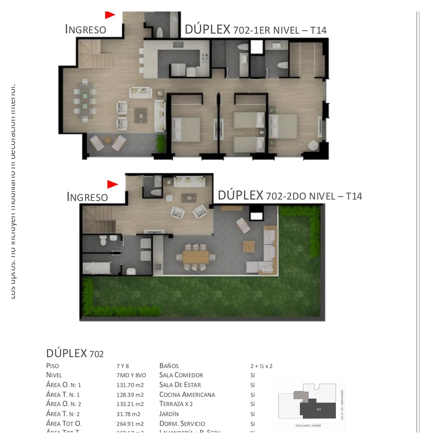 Planta de Dúplex 702
